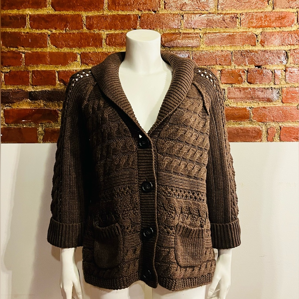 Women’s Nordstrom brown knitted sweater